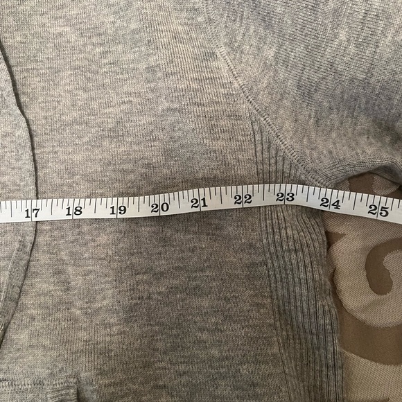 Thakoon Sweater full zip oversized hoodie, size XL, color heather gray NWT - Picture 7 of 9